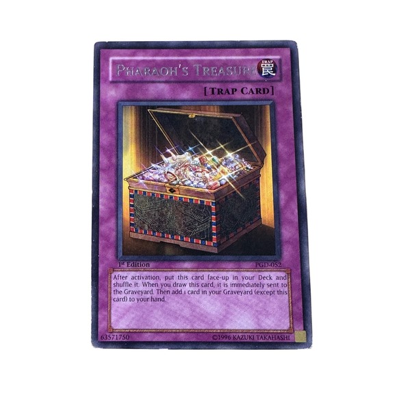 Other - Pharaoh's Treasure PGD-052 1st Edition YuGiOh Trap Card Collectible‎ TCG
